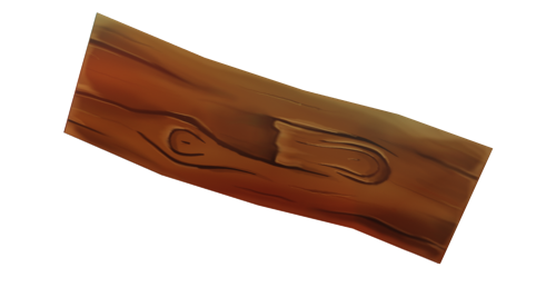 Hand Painted Wood Plank