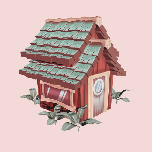 Hand Painted Cabin