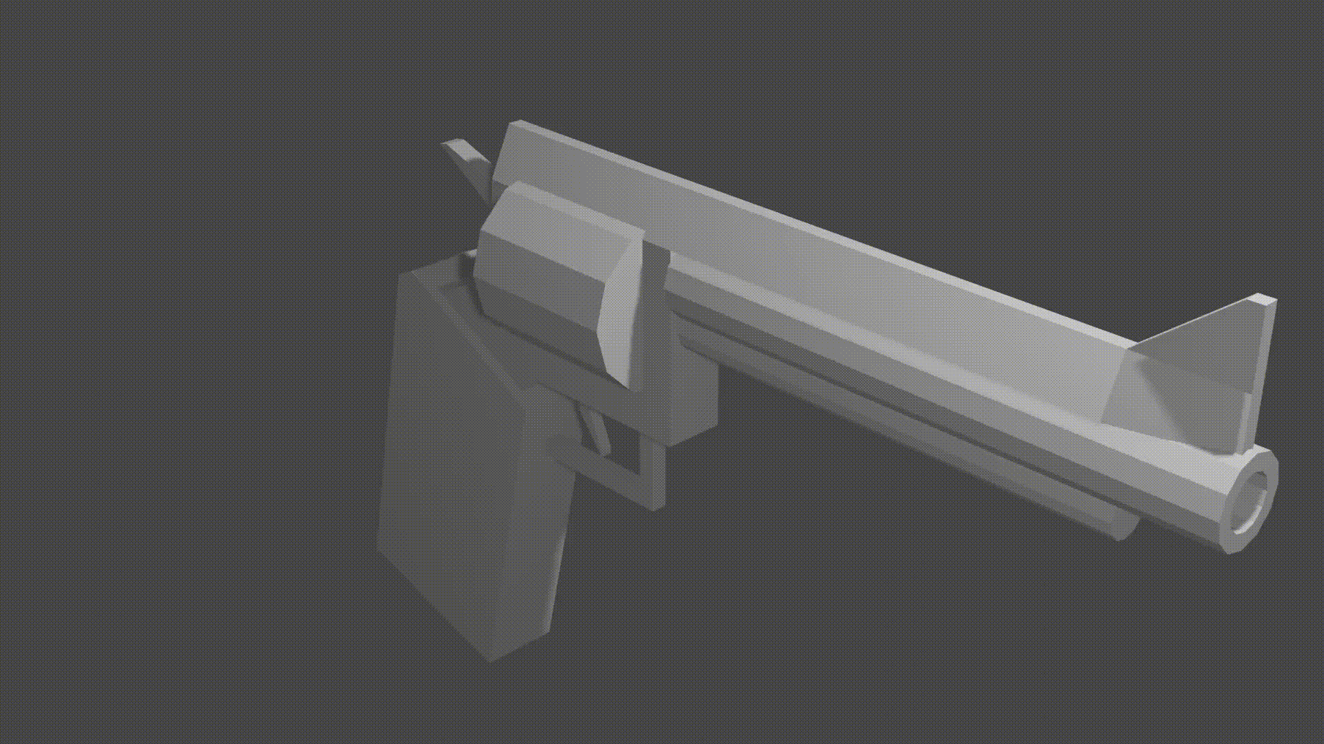 Low Poly Pistol