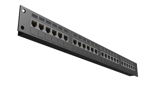 24 ports rack mount network patch panel