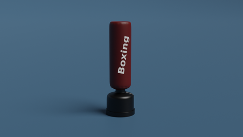 Stationary boxing bag