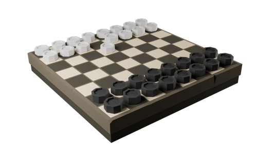 Low poly checkers