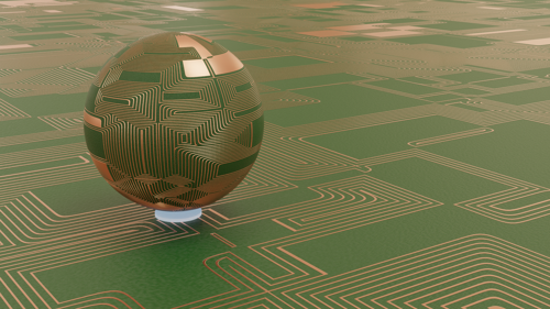 Circuit board shader and Node groups