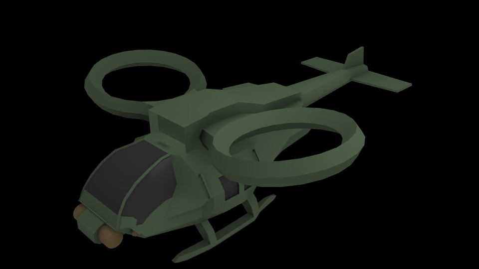 Simple Sci-fi Helicopter