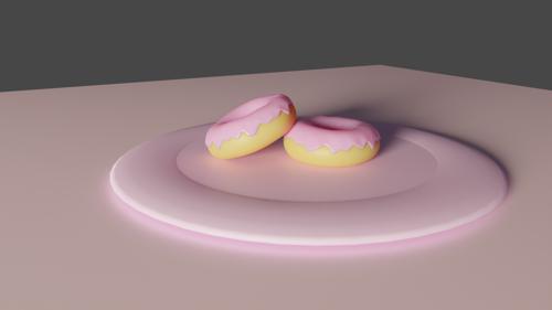 2 donuts