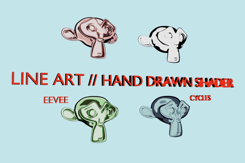 Line Art // Hand Drawn Style Materials