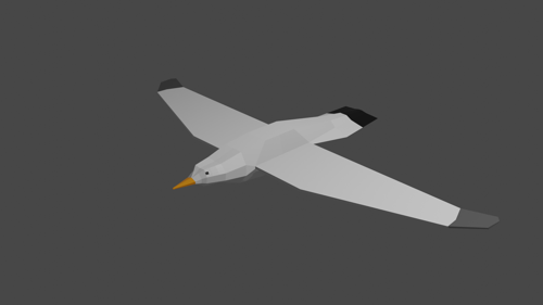 Seagull Low Poly