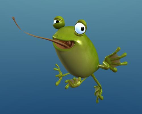 Funky Cartoon Frog Rig