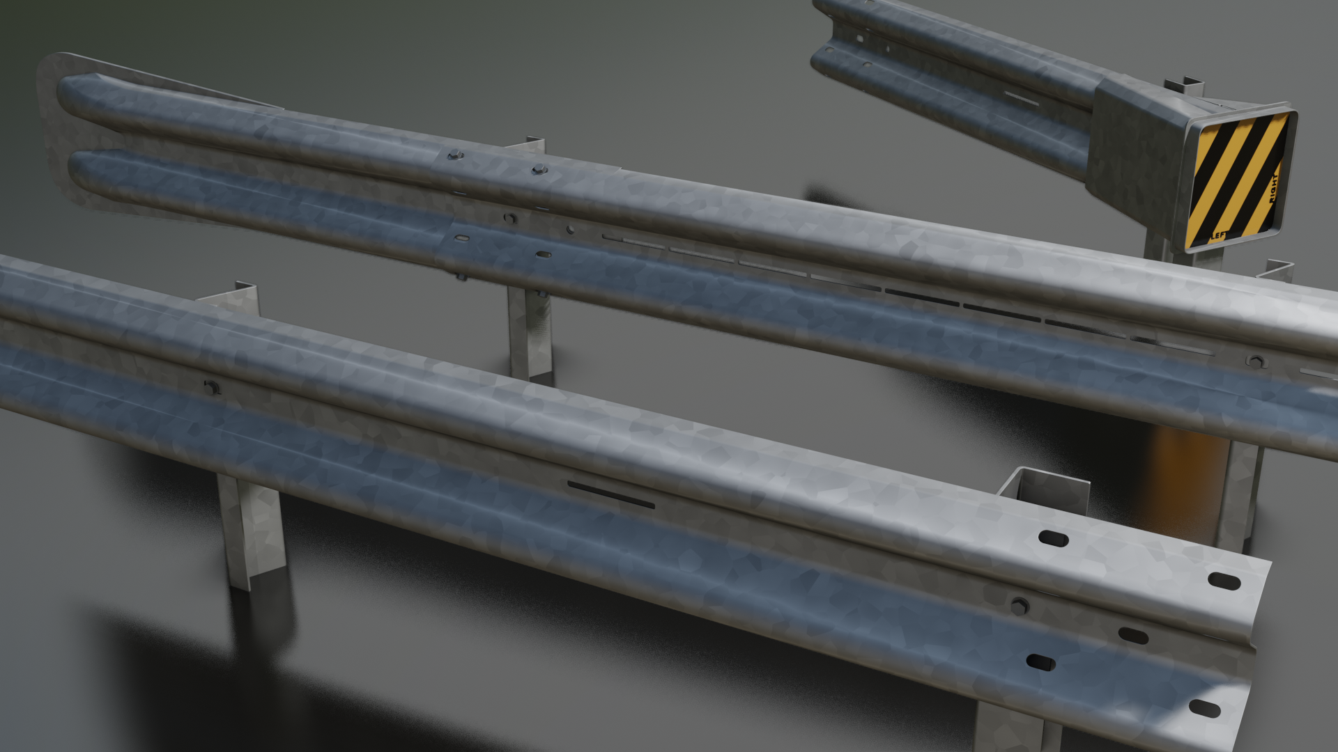 Armco barrier sections