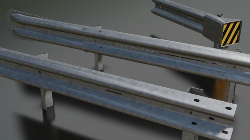 Armco barrier sections