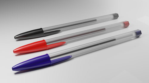 Bic Ballpoint Pen  (3 Colors)