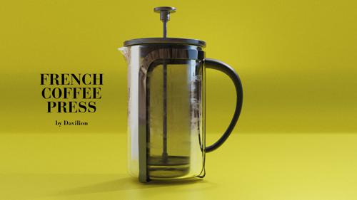 French Coffee Press - Kitchen Asset by Davilion