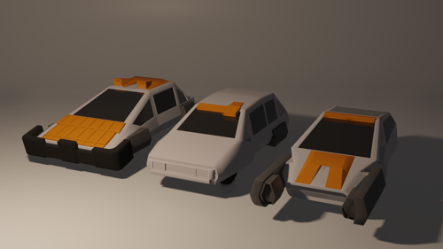 Sci-Fi Hovercar Asset Pack