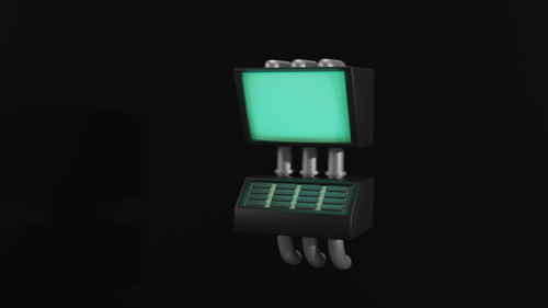Future Punk Style Computer