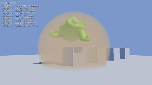 Fog Sphere GLSL 2D Filter for BGE