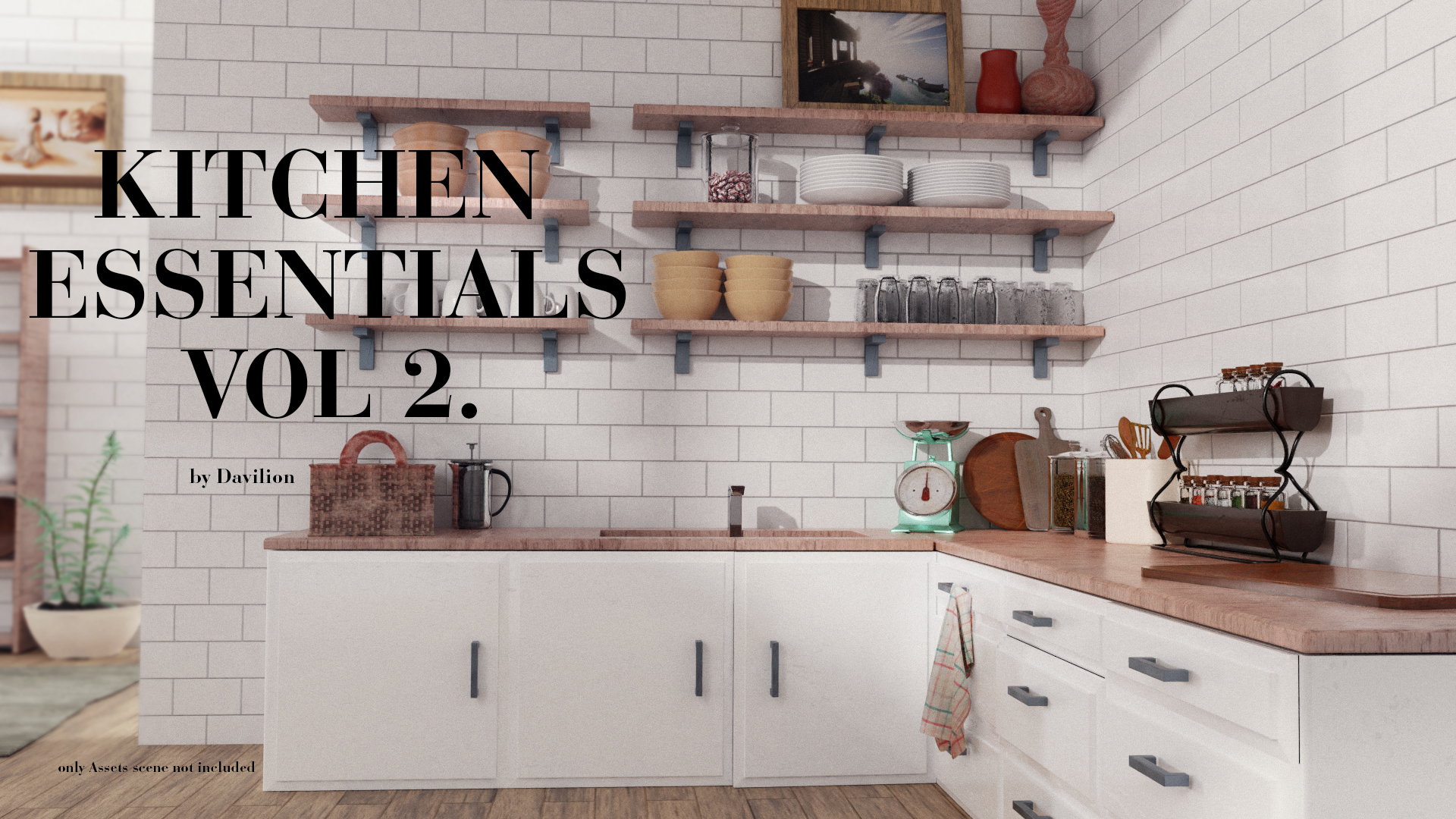 Vol2. Kitchen Essentials Asset Pack by Davilion