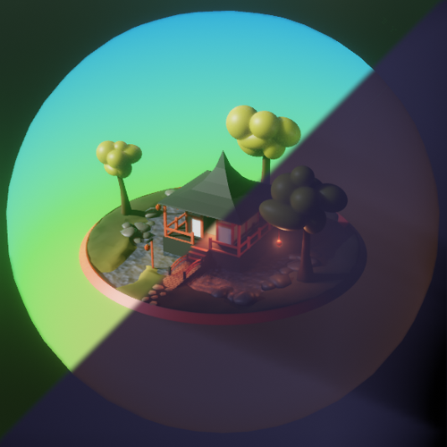 Eevee Lowpoly Pagoda