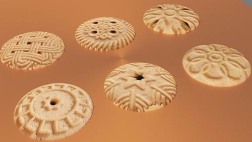 Pressed handmade cakes