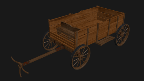 Wooden waggon