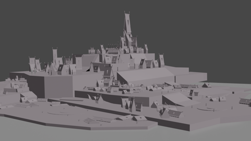 Viking city(for concept)