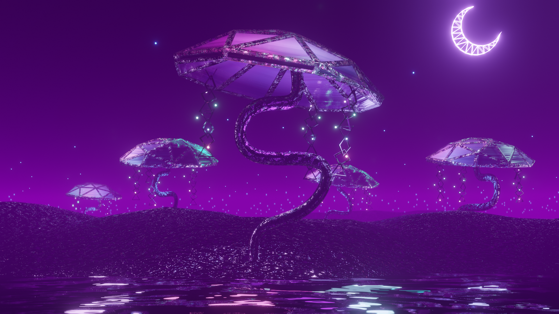 Moonlight in Purple