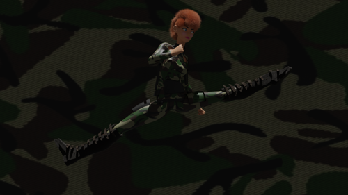 Awesome woman character