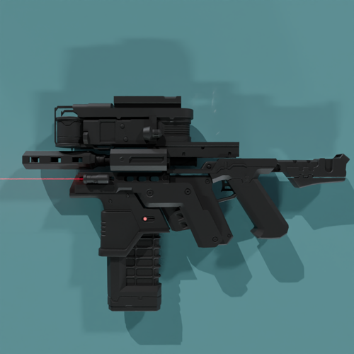 scifi gun (Game Ready)