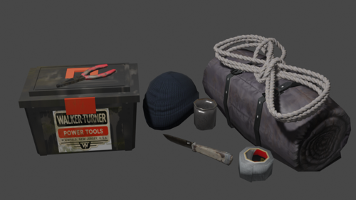 SURVIVAL KIT (LOW-POLY)