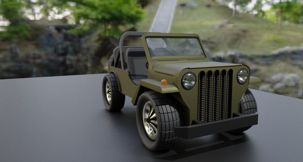 Basic Jeep car model