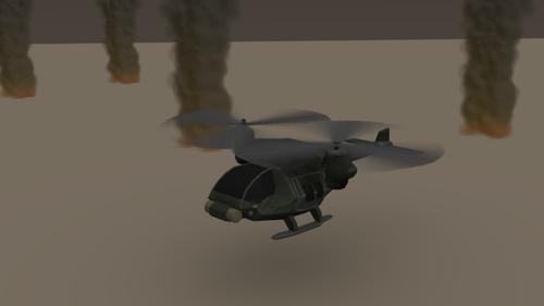 Helicopter Scene