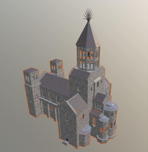 Medieval Church Interior