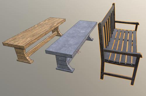Medieval Benches