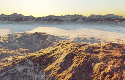 Procedural Cycles Landscape