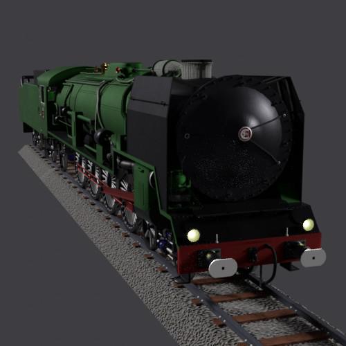 My first steam train