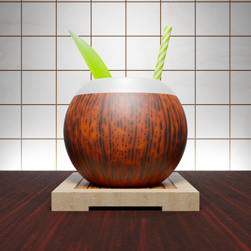 Coconut Tiki Mug