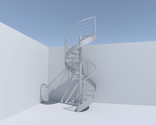 simple spiral stair
