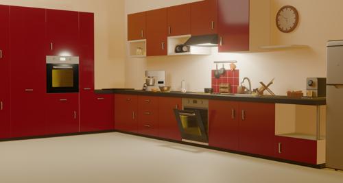 Kitchen cabinets
