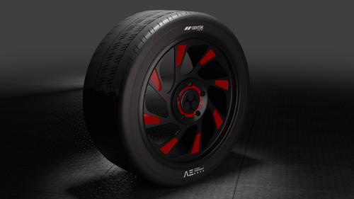 Sporty Wheel and Tire