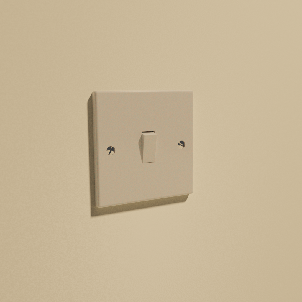 UK Single Light Switch