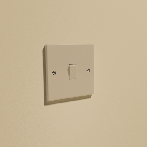 UK Single Light Switch