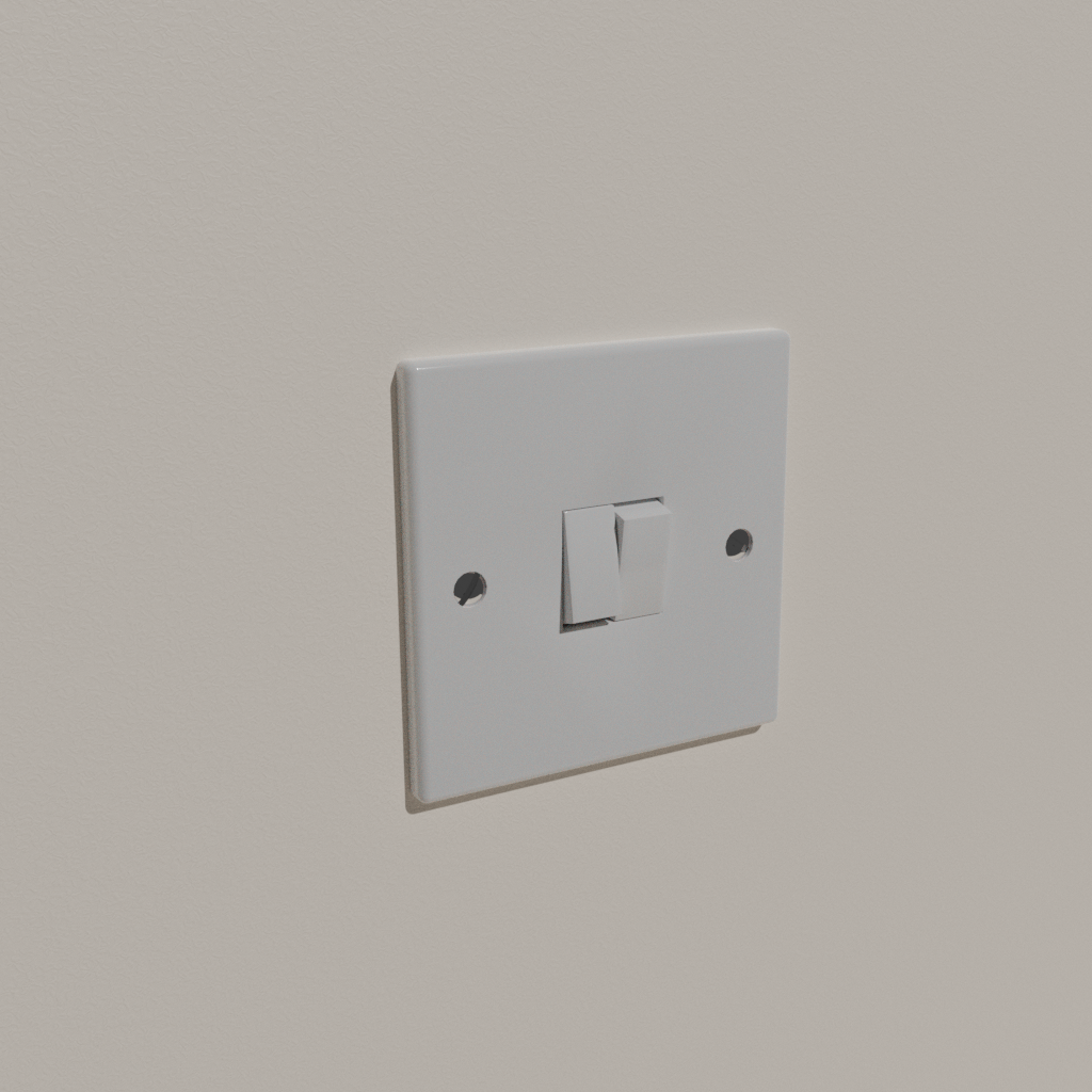 UK Double Light Switch