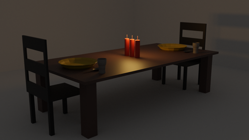 Simple Dining Scene