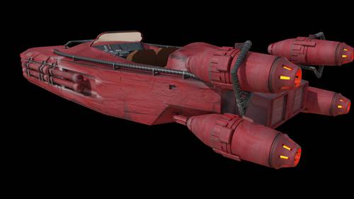 speeder star wars fan art