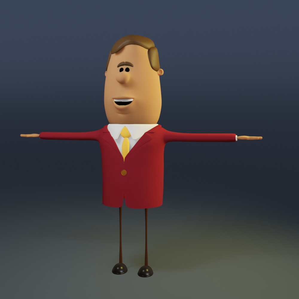 Cartoon businessman