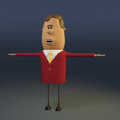 Cartoon businessman