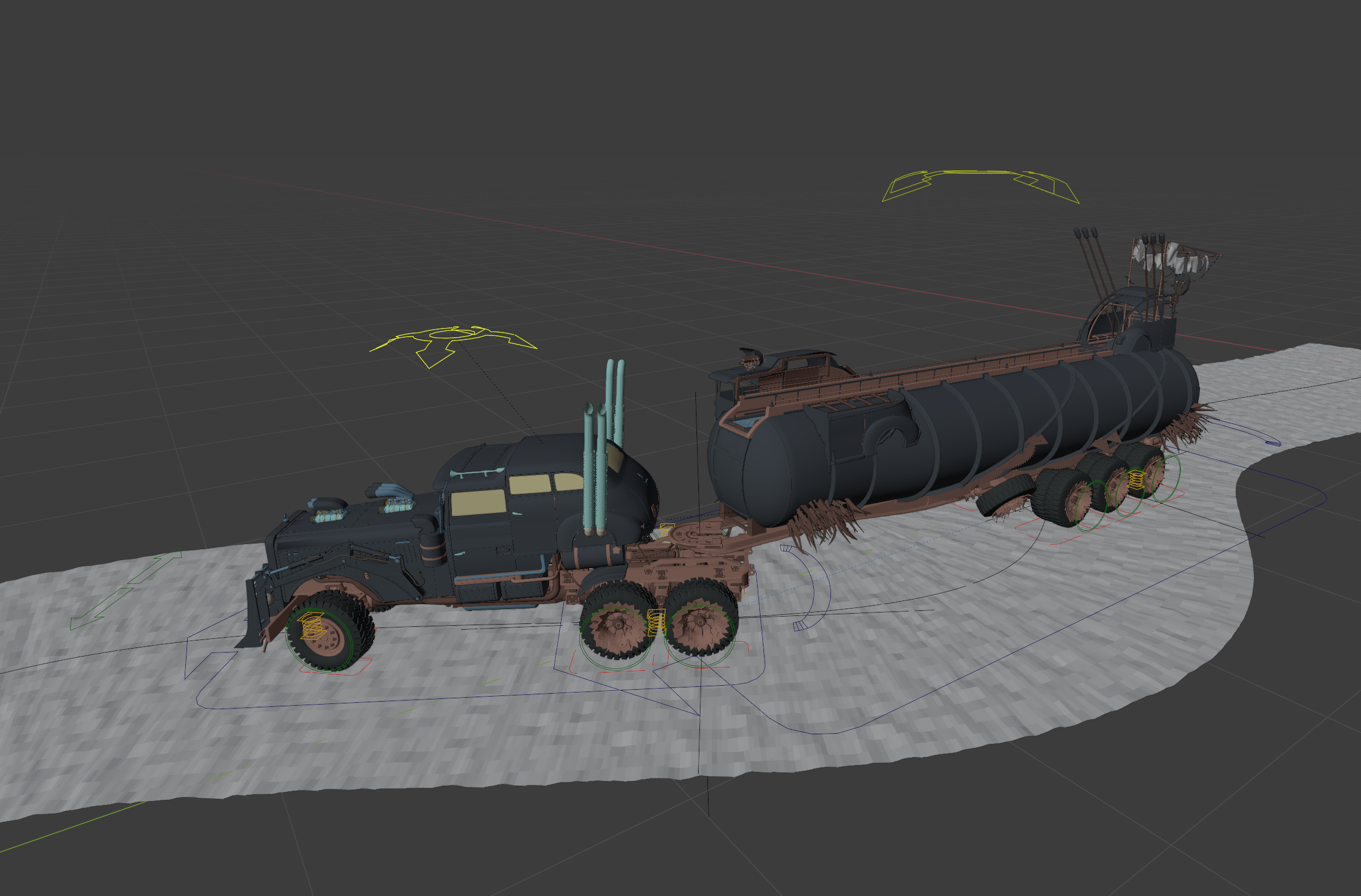 Furiosa's War Rig rigged