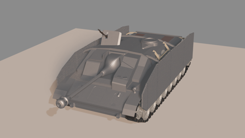 Stug IV - WW2 tank destroyer (updated)
