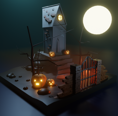 Halloween Scene
