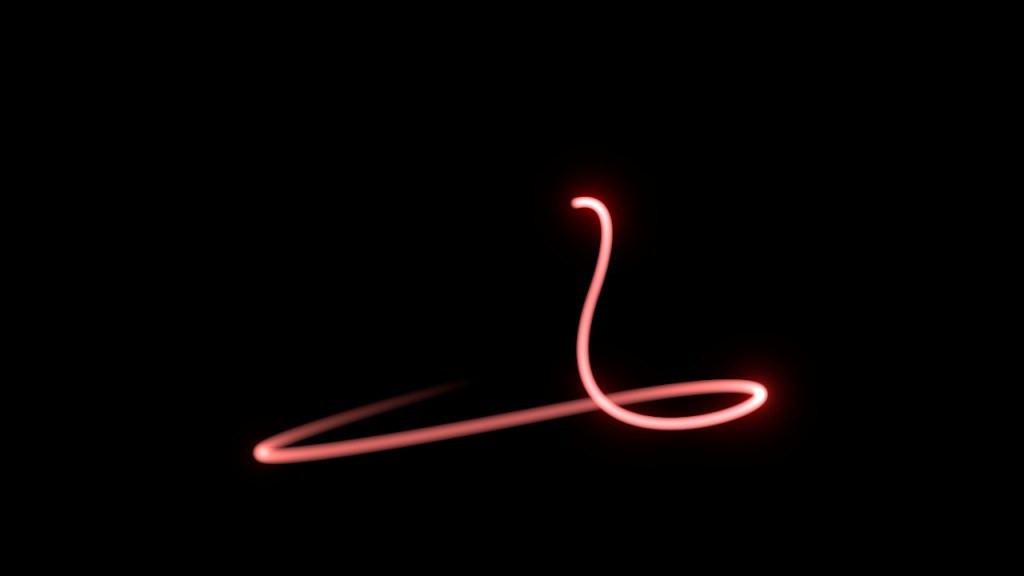 Light Streak using Particles