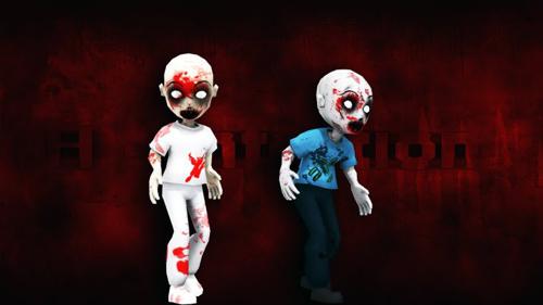 Zumbis riggs + 2 textures